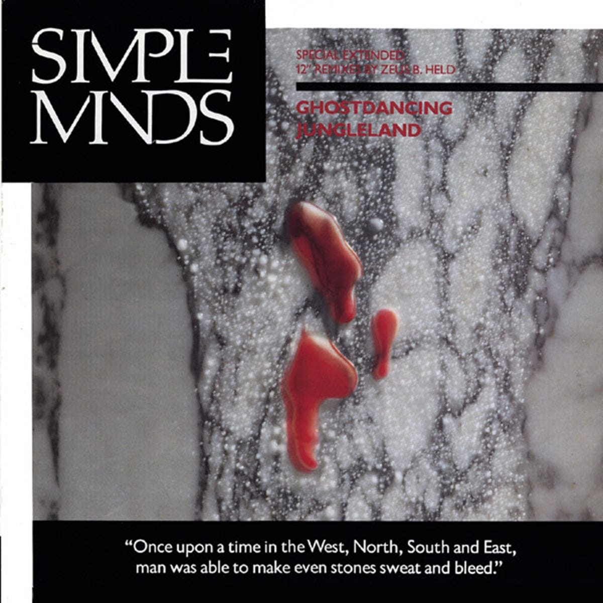 Ghostdancing vinyl from Simple Minds.