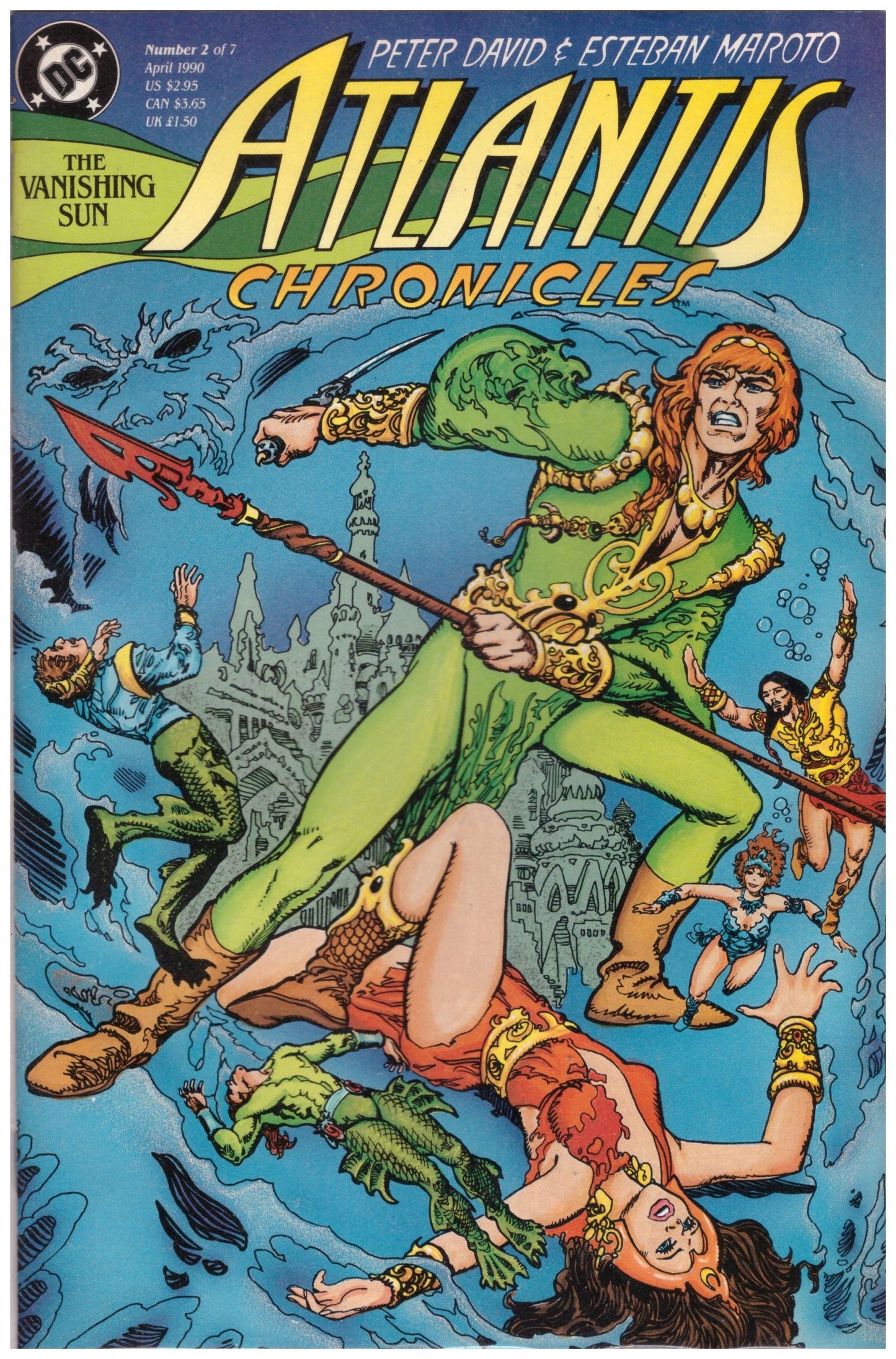 Atlantis Chronicles #2 DC Comics April 1990