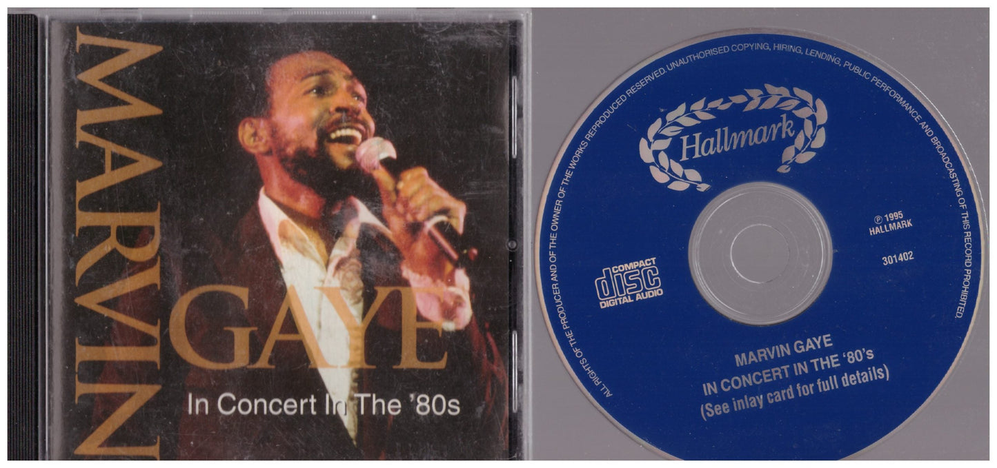 Marvin Gaye In Concert In The 80s music CD Hallmark 301402