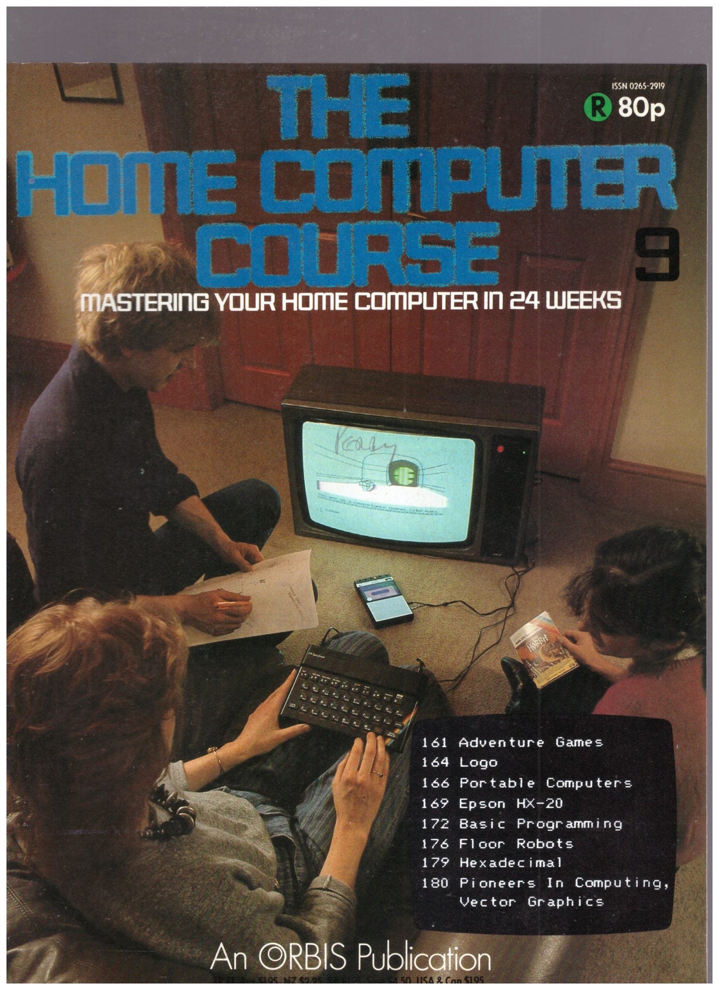 The Home Computer Course Issue 9 Orbis Publishing 1980s Vintage Computing Educational Magazine