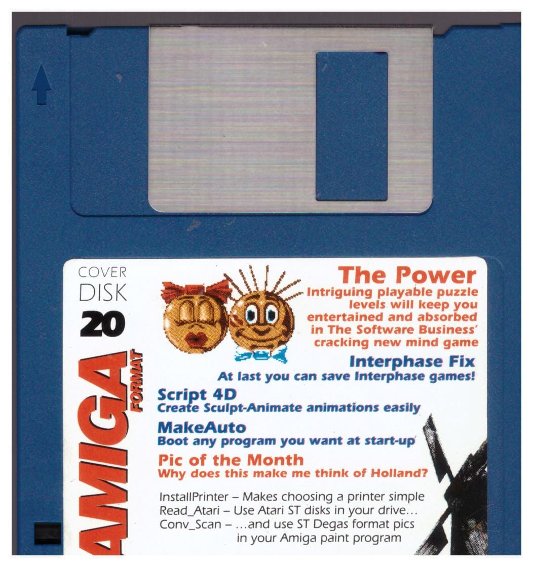 Amiga Format 20 March 1991 coverdisk for Commodore Amiga computer