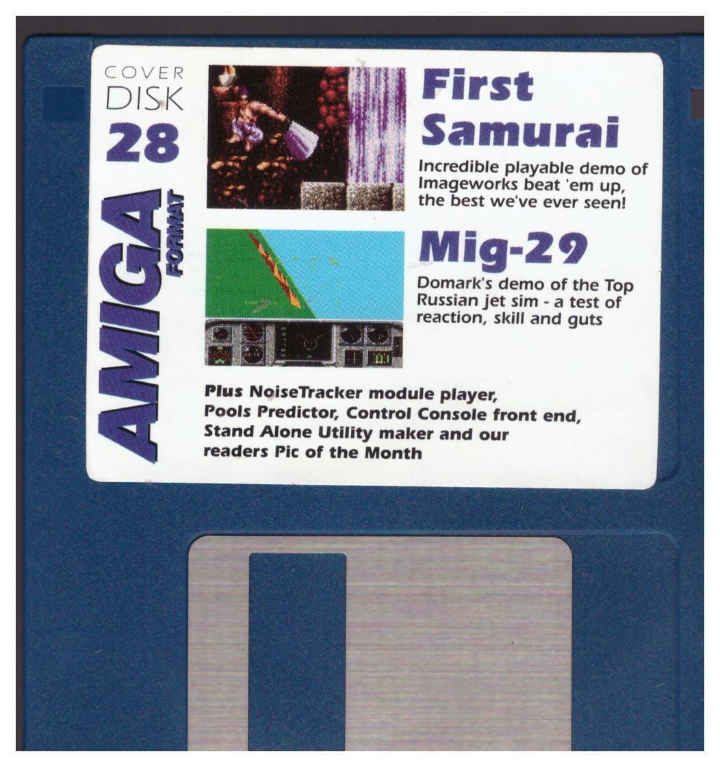 Amiga Format 28 November 1991 Coverdisk