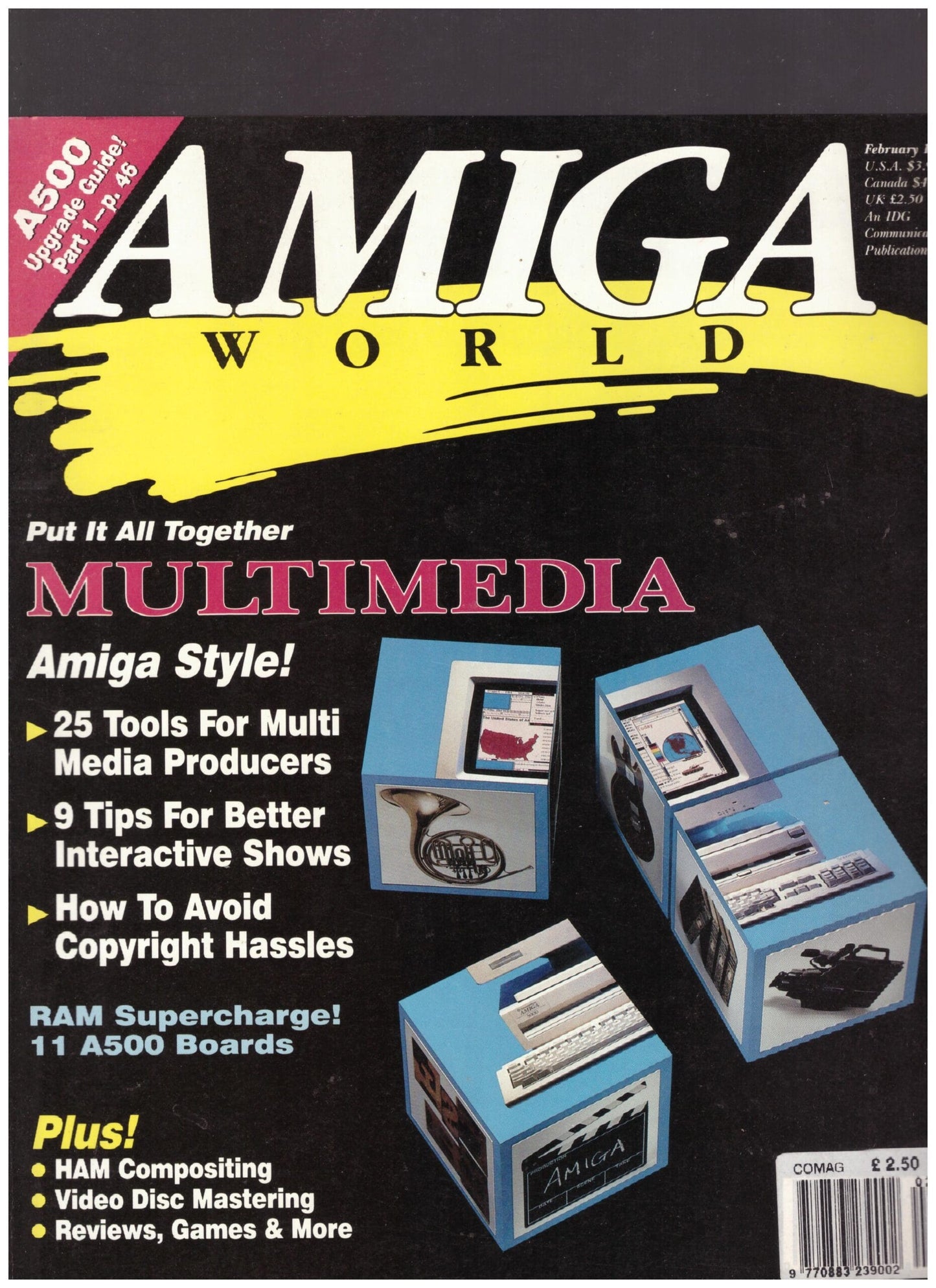 Amiga World Vol 7 Num 2 Feb 1991 Magazine