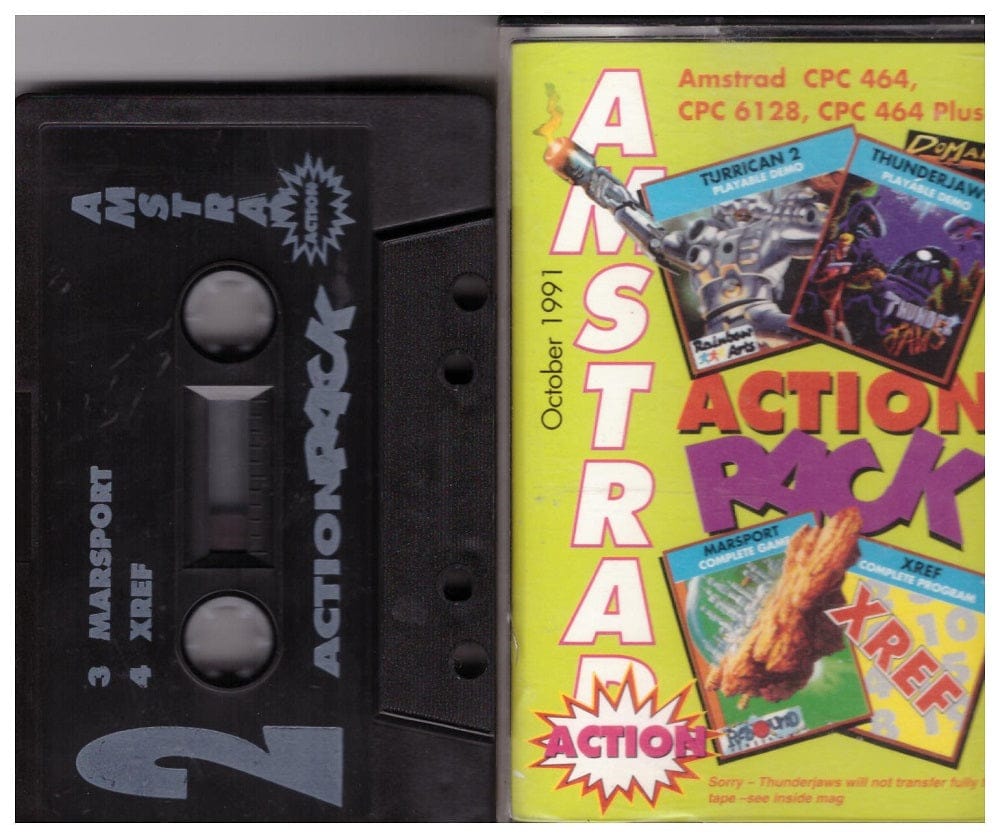 Amstrad Action 7 Oct 91 Covertape for Amstrad CPC