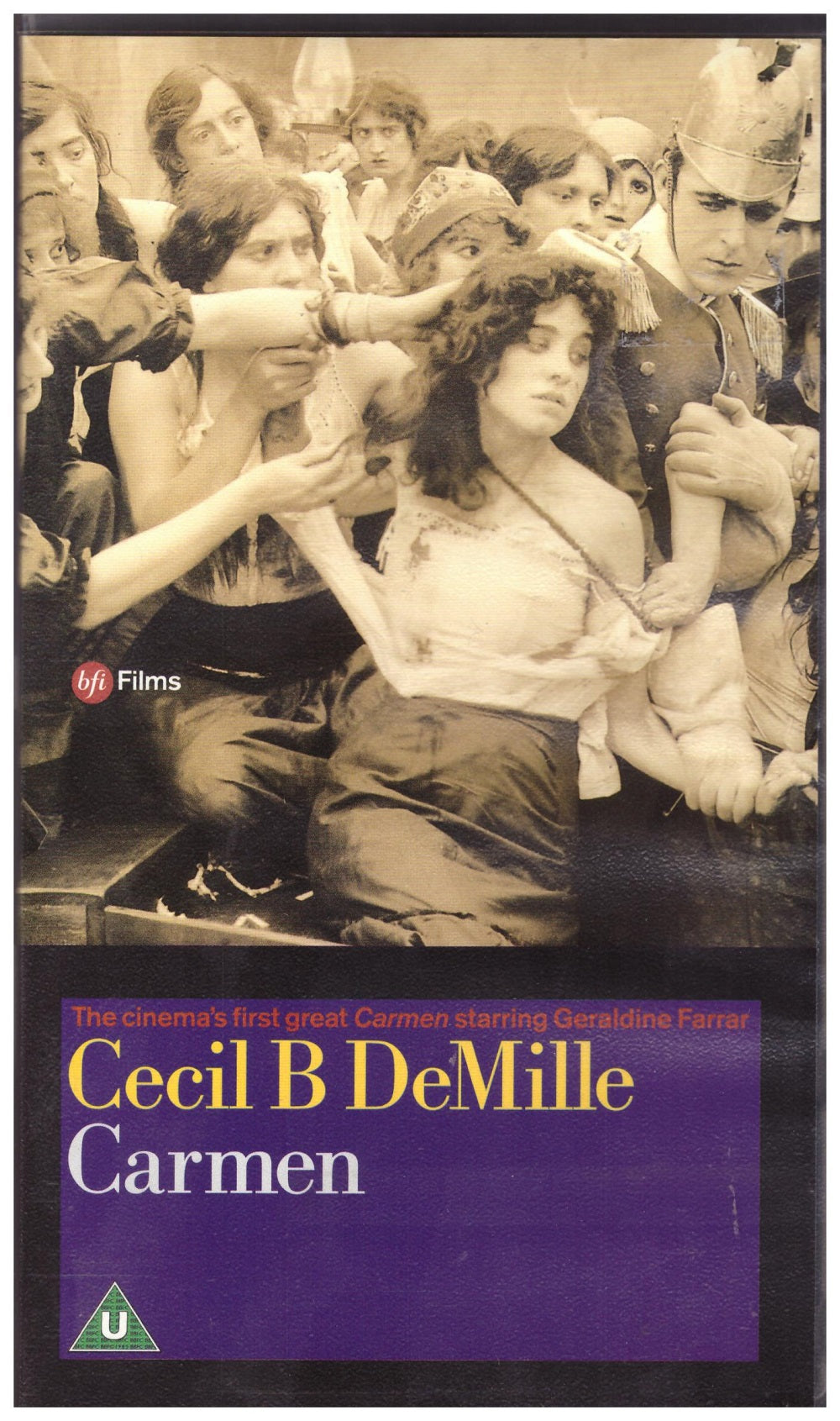 Cecil B DeMille Carmen on VHS from BFI Films (BFIV 026)