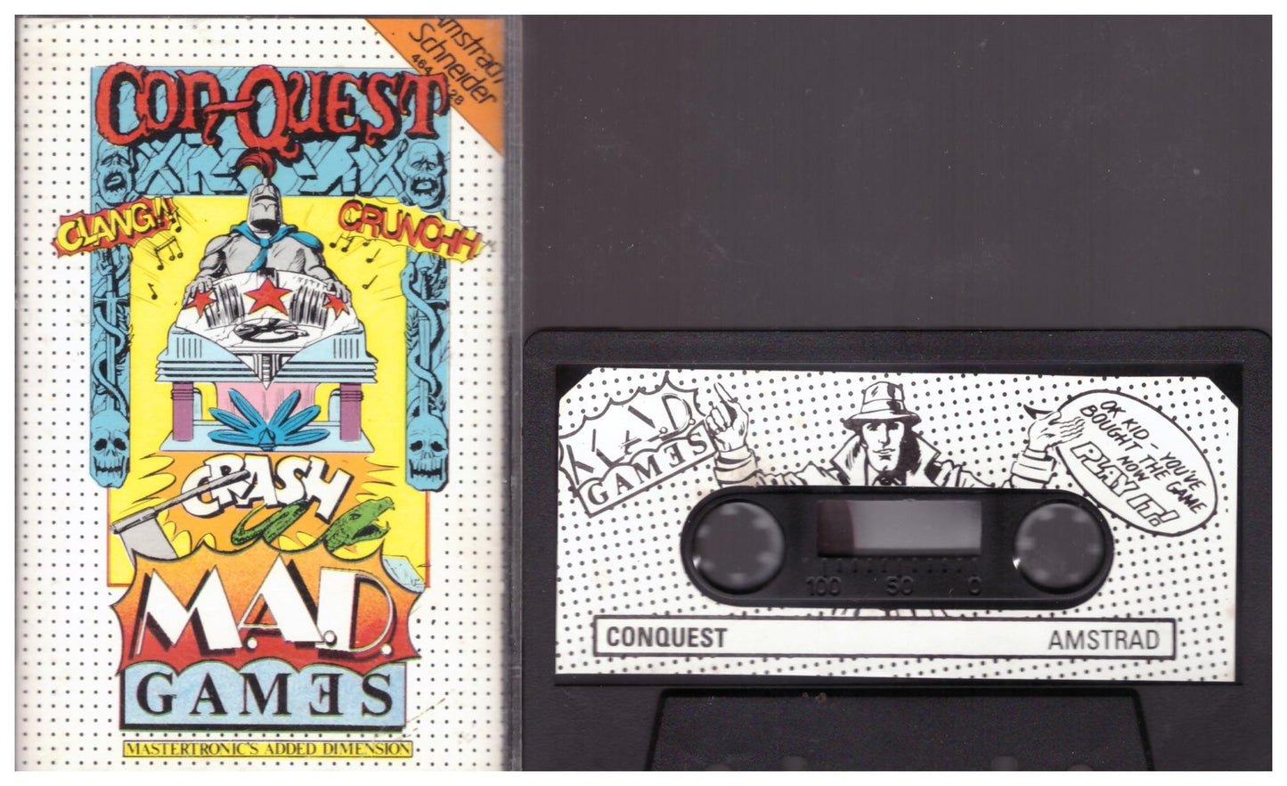 Con-Quest for Amstrad CPC from Mastertronic (MAD 21)