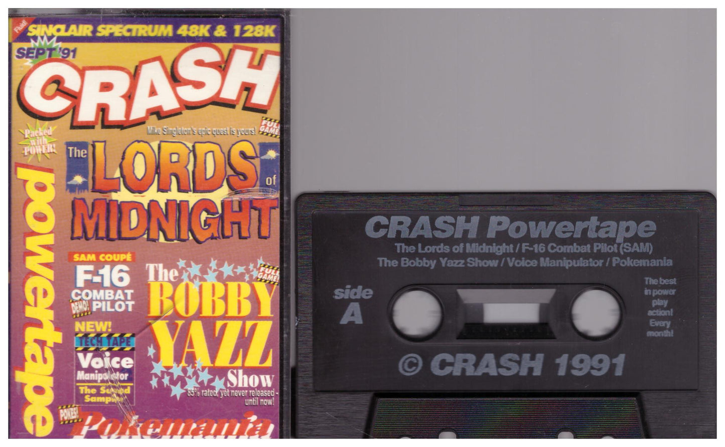 Crash Powertape September 1991 ZX Spectrum