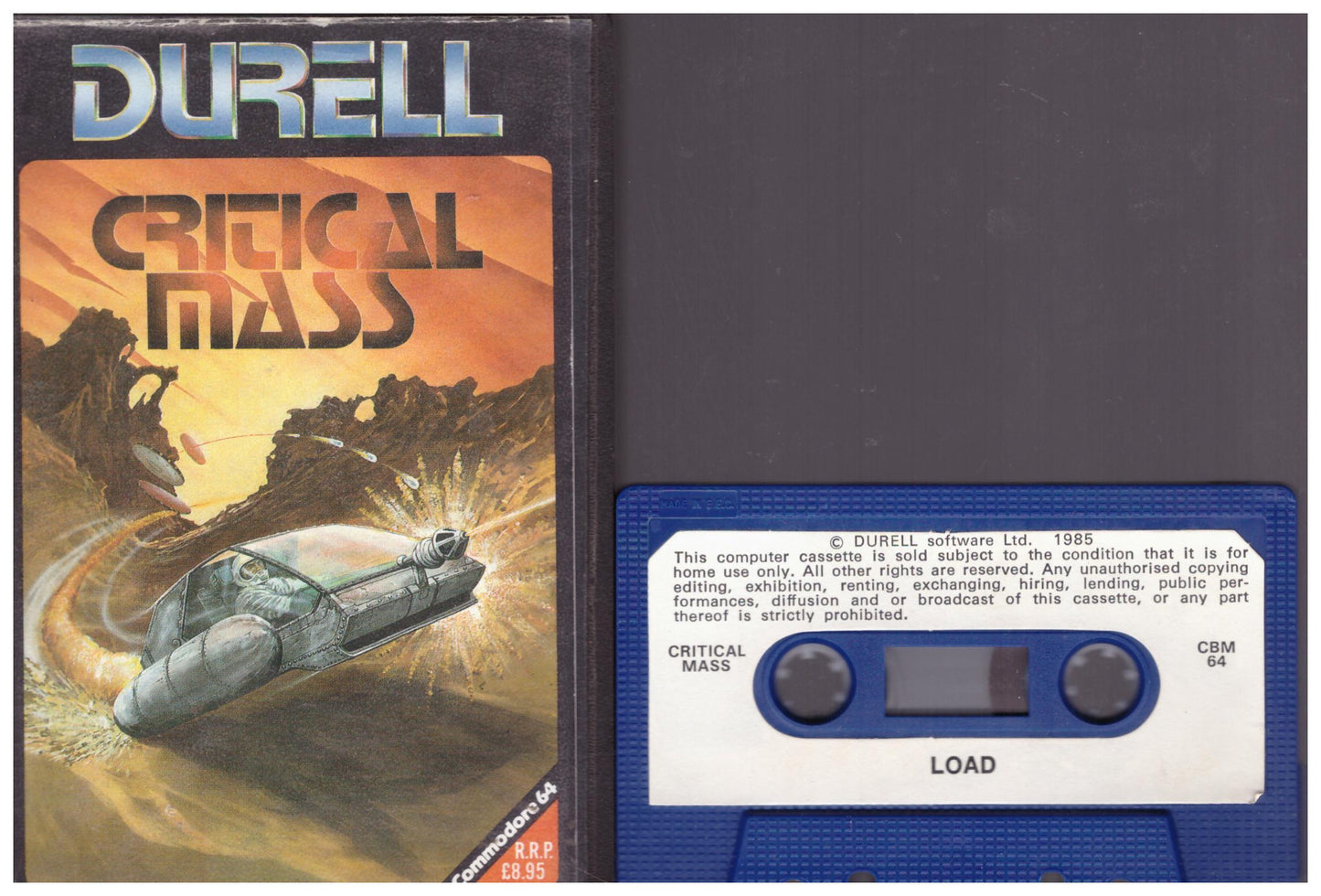Critical Mass for Commodore 64 from Durell