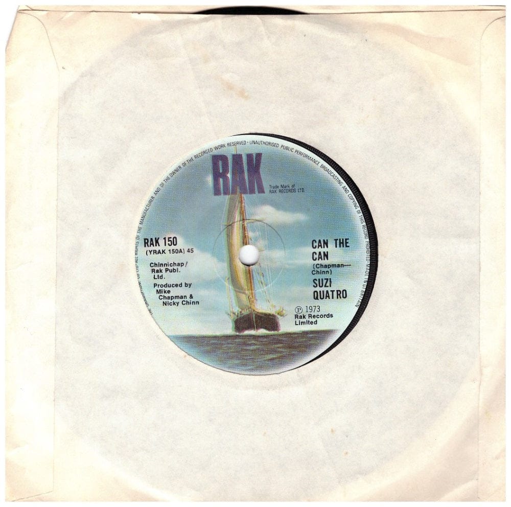 7" 45RPM Can The Can/Ain't Ya Somethin' Honey by Suzi Quatro from RAK (RAK 150)