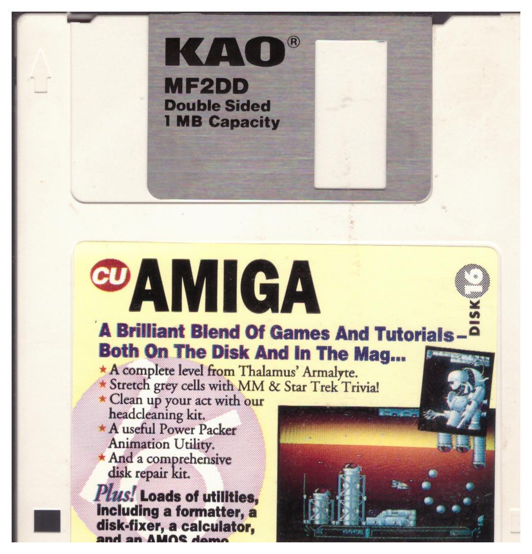 CU Amiga August 1991 Coverdisk 16 for Commodore Amiga