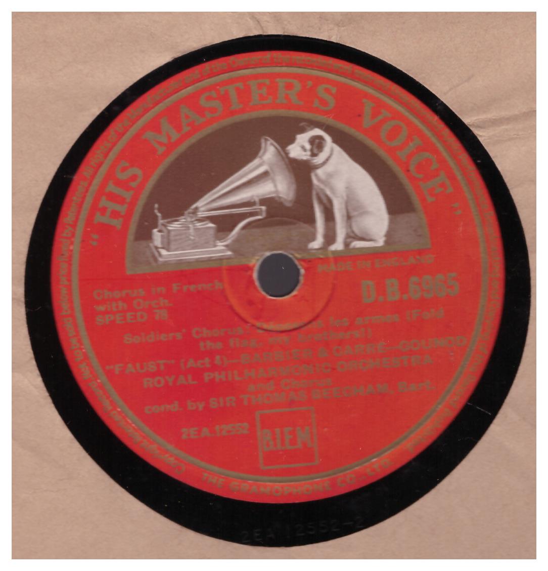 Gounod: Faust from His Master's Voice (D.B.6965)