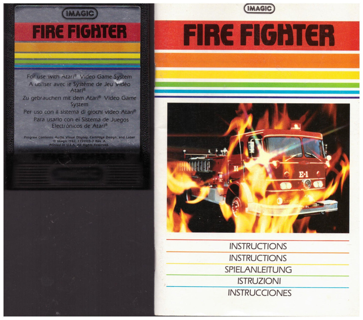 Fire Fighter for Atari 2600/VCS from Imagic