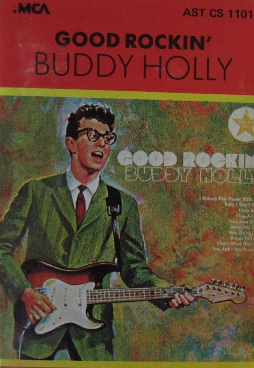 Good Rockin' by Buddy Holly from MCA on Cassette (AST MC 1101)