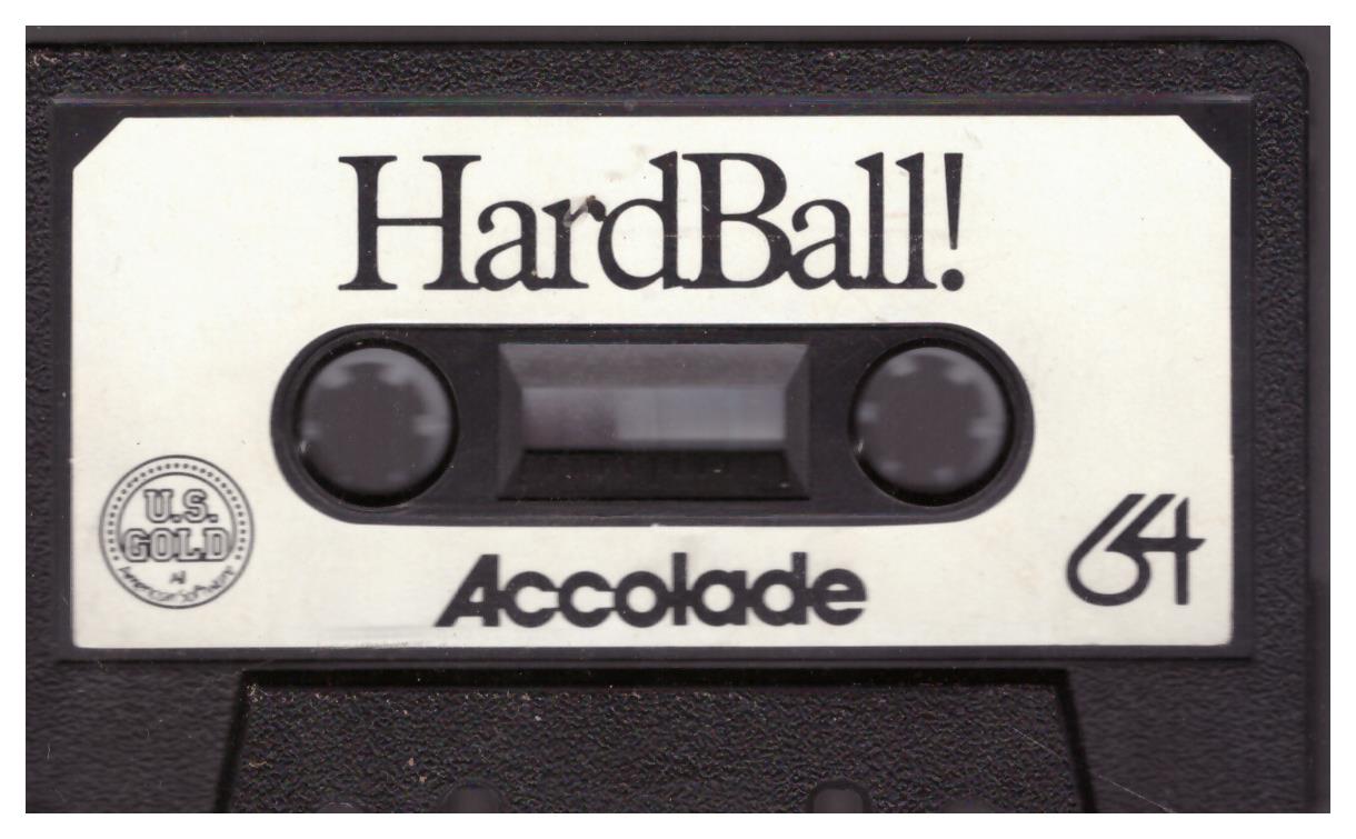 Hardball Tape Only for Commodore 64 from U.S. Gold