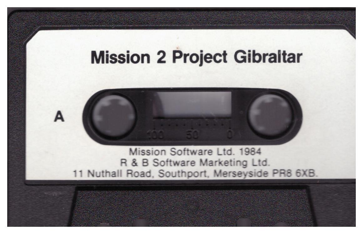 Mission 2: Project Gibraltar for Commodore 64 from R & B Software