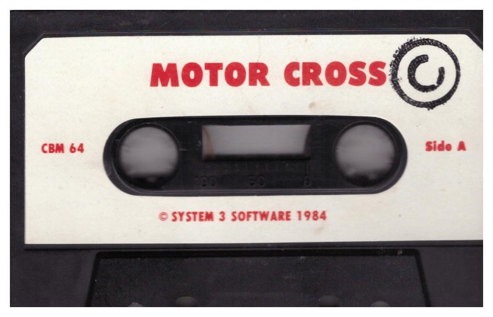 Motor Cross Tape Only for Commodore 64 from System 3