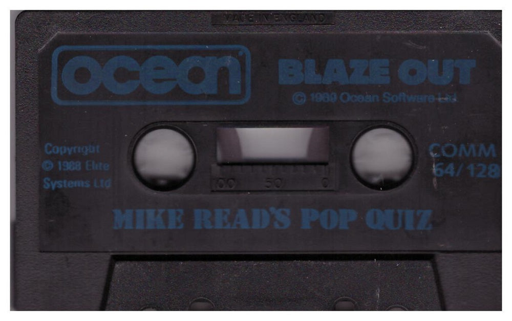 Mike Read's Computer Pop Quiz Tape Only for Commodore 64 from Ocean