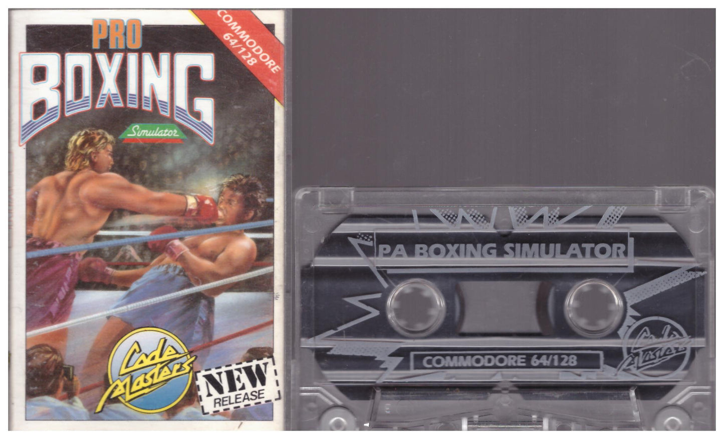 Pro Boxing Simulator for Commodore 64 from CodeMasters