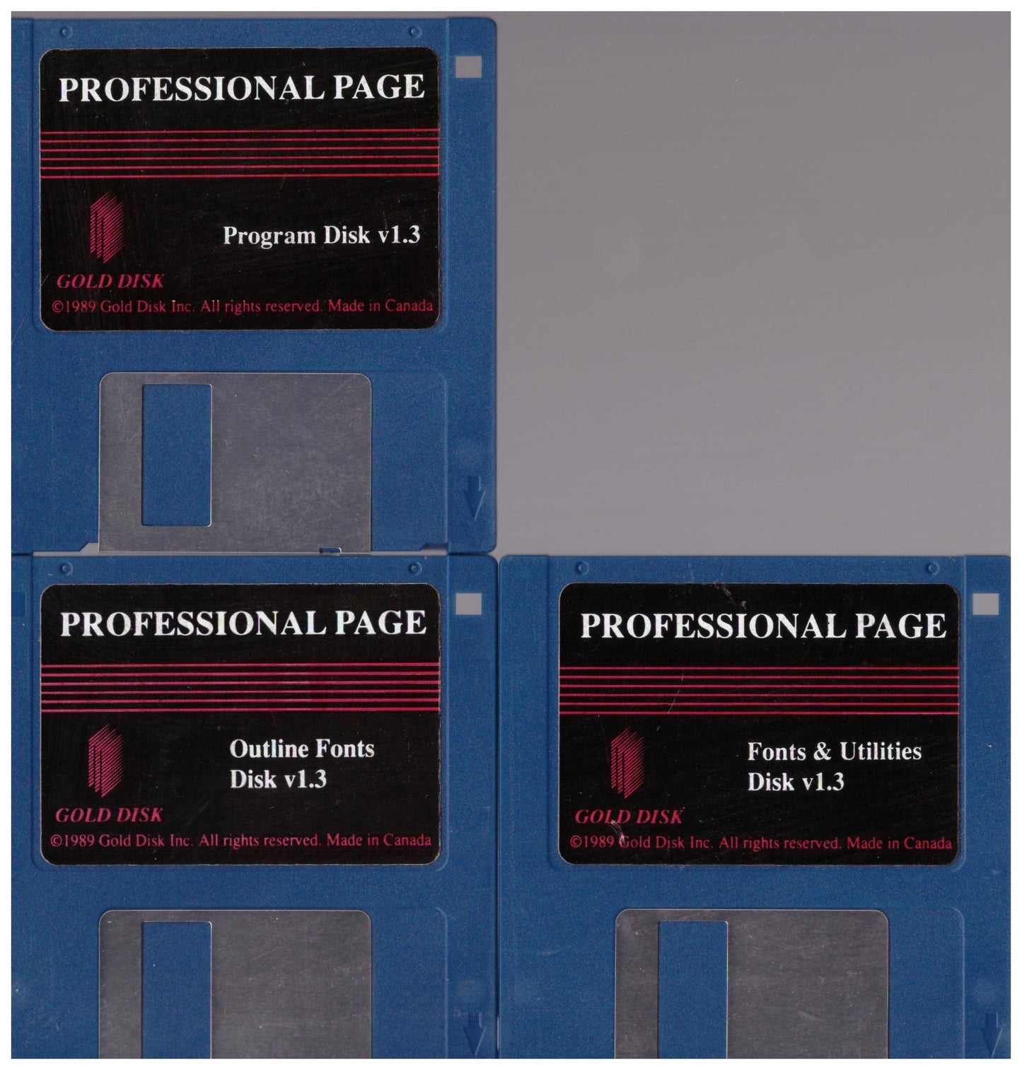 Professional Page V1.3 for Commodore Amiga from Gold Disk