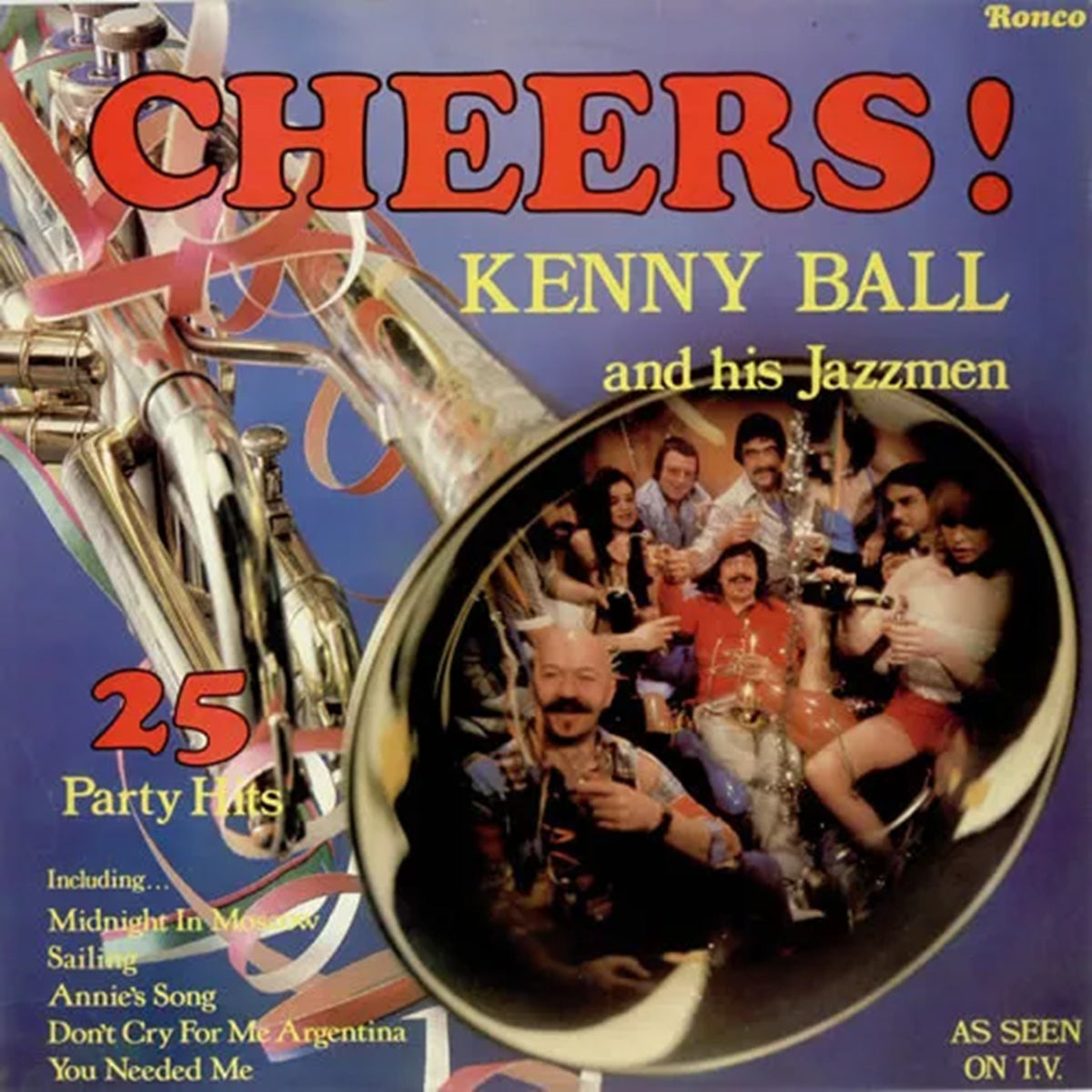 Cheers! vinyl album by Kenny Ball And His Jazzmen from Ronco