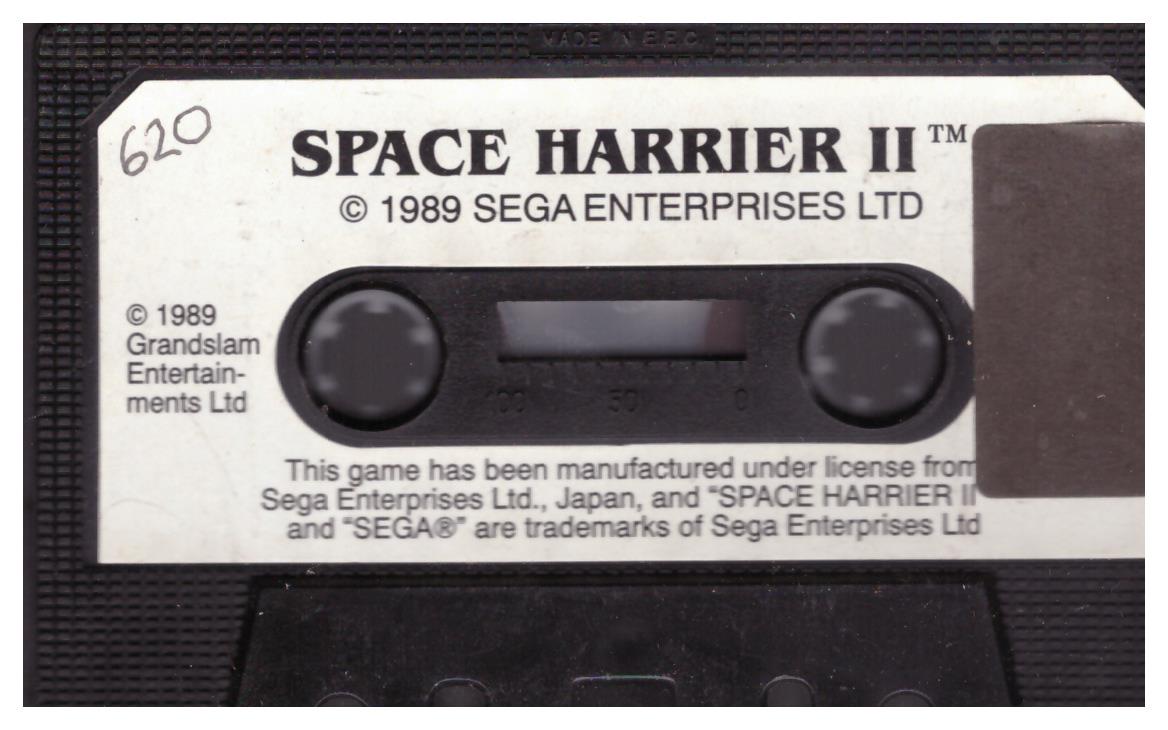 Space Harrier II Tape Only for Commodore 64 from Grandslam