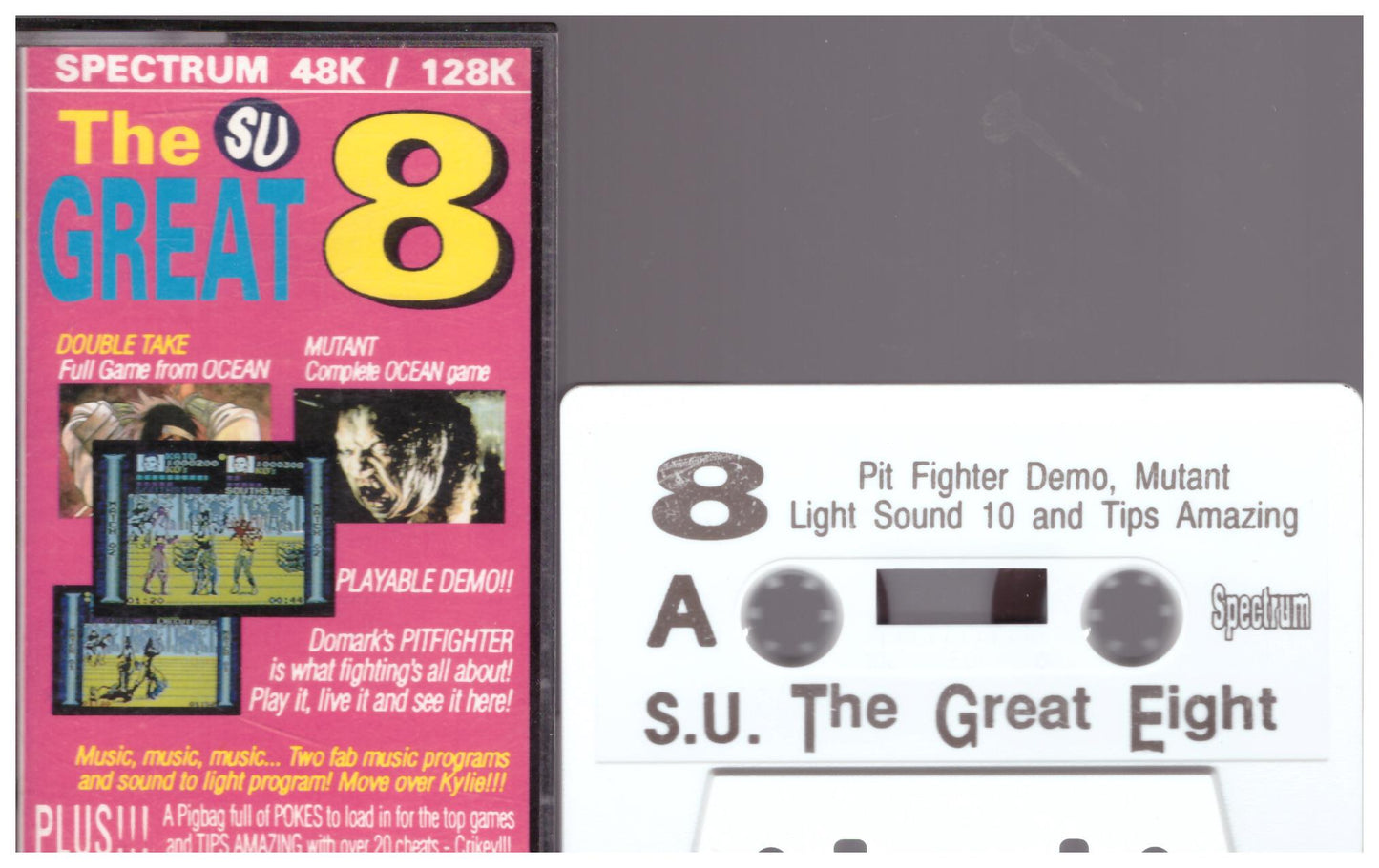 Sinclair User 116: Great Eight 5 October 1991 Covertape for ZX Spectrum