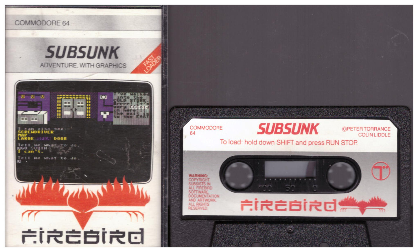 Subsunk for Commodore 64 from Firebird