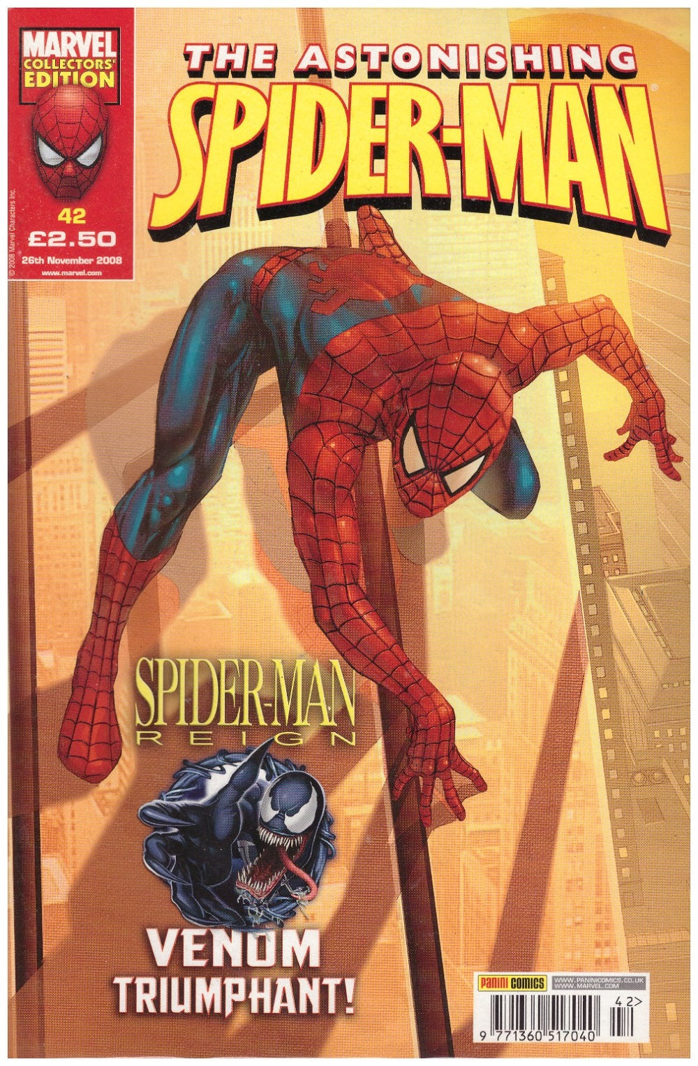The Astonishing Spider-Man #42 from Marvel/Panini Comics UK