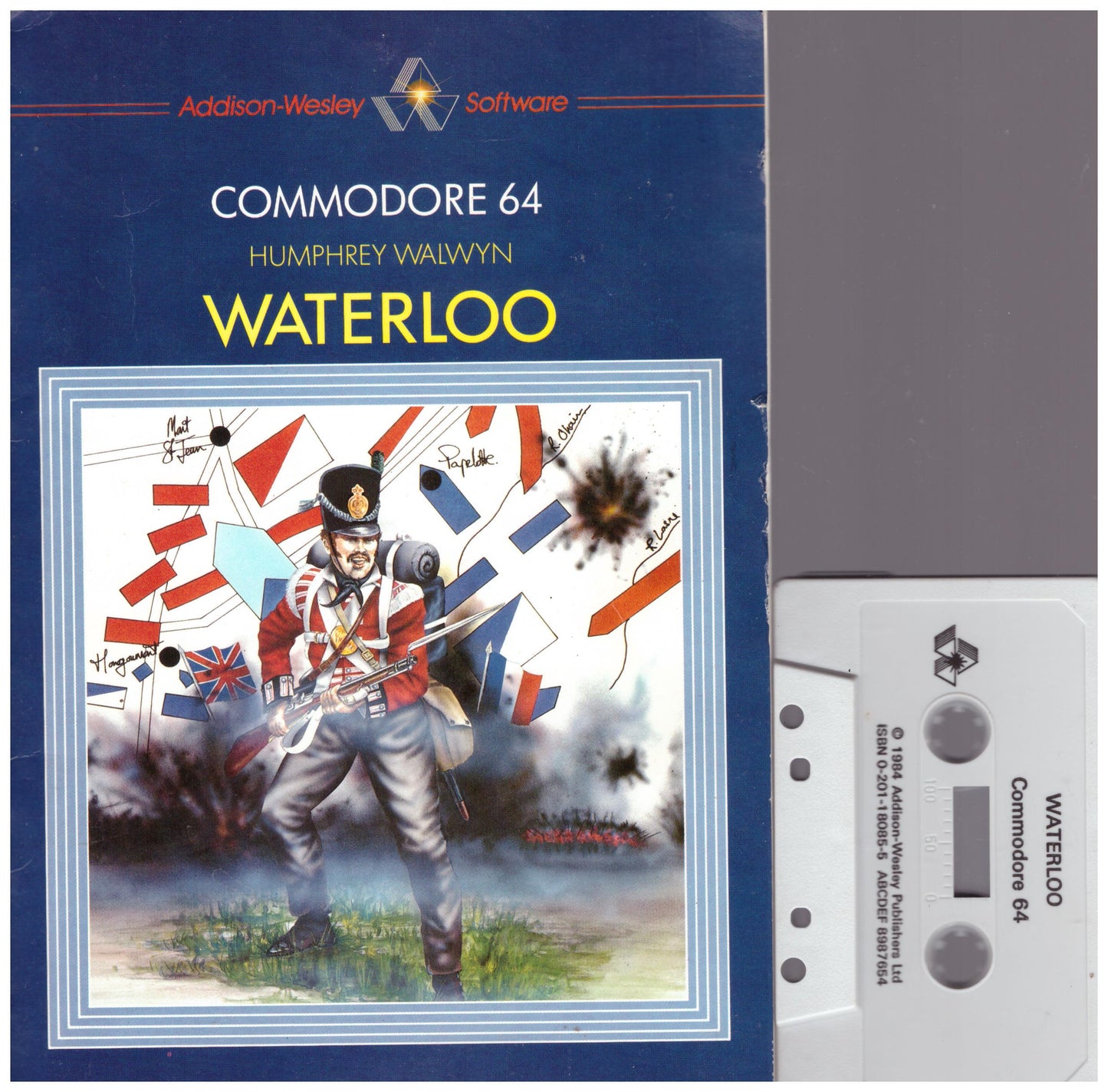 Waterloo for Commodore 64 from Addison-Wesley Software (18085)