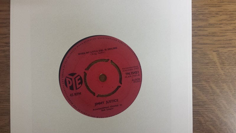7" 45RPM When My Little Girl Is Smiling/If I Lost Your Love by Jimmy Justice from PYE