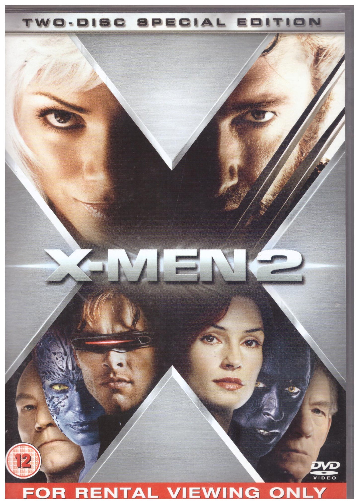 X-Men 2 DVD from 20th Century Fox Home Entertainment (FR-SGB 24224CRDVD)