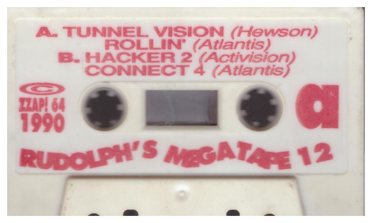 Zzap! Megatape 12 original cassette for Commodore 64 featuring classic early retro games