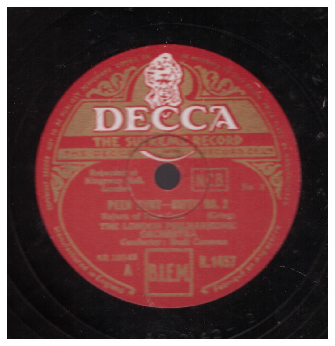 Grieg: Peer Gynt - Suite No. 2 by The London Philharmonic Orchestra from Decca (K. 1456/7)