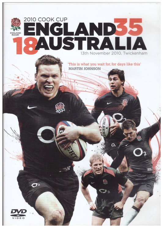 2010 Cook Cup England 35-18 Australia from Go Entertain on DVD (GRD3022)