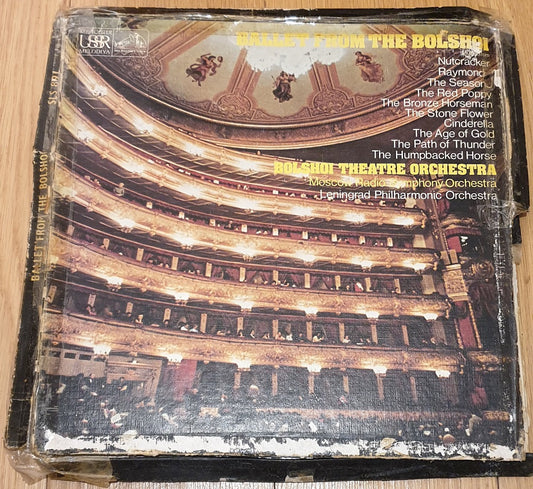 Ballet From The Bolshoi vinyl record Melodiya His Master’s Voice SLS 891
