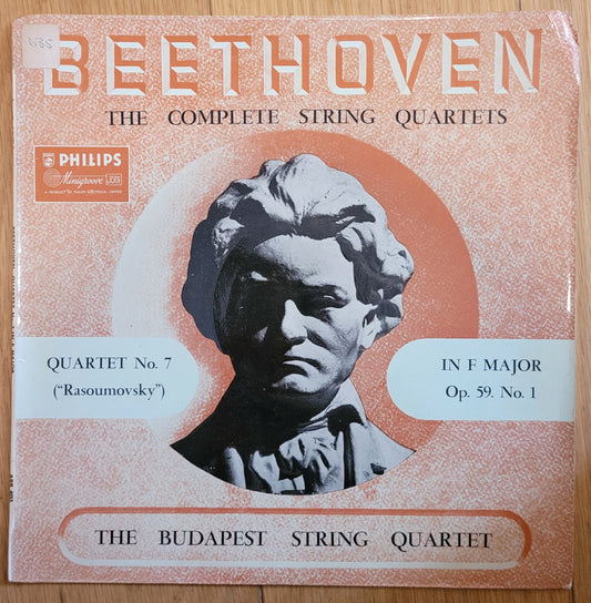 Beethoven: The Complete String Quartets by The Budapest String Quartet from Philips (ABR 4055)