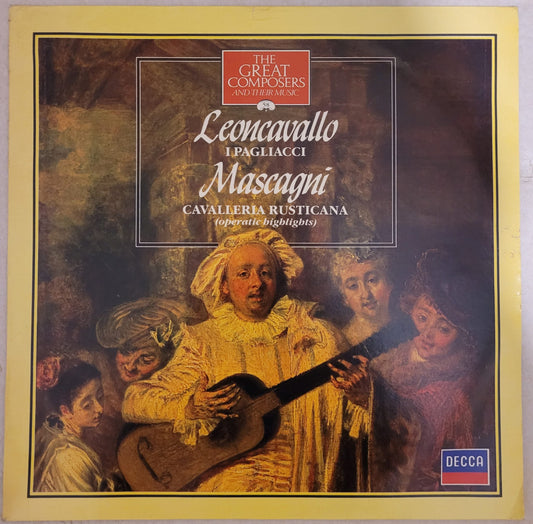 Leoncavallo: I Pagliacci/Mascagni: Cavalieria Rusticana (Operatic Highlights) from Decca (412 829-1)