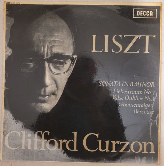 A Liszt Recital from Decca (LXT 6076)