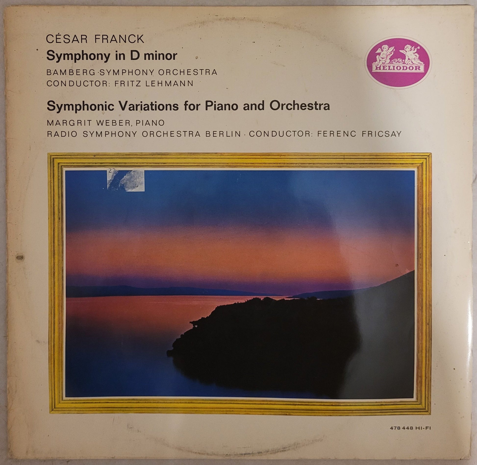 Cesar Franck: Symphony In D Minor/Symphonic Variations For Piano And Orchestra from Heliodor (478 448)