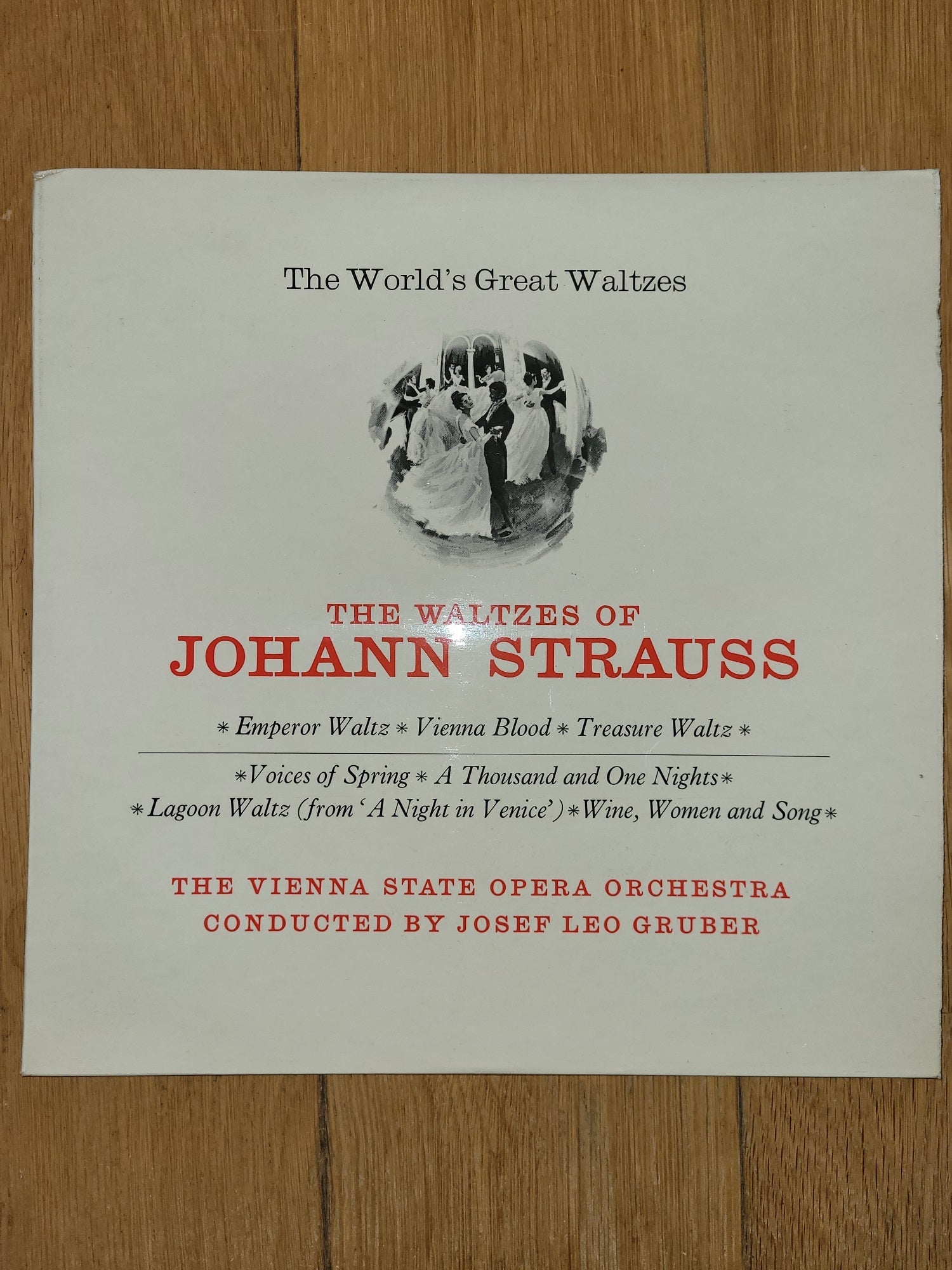 The Waltzes Of Johann Strauss vinyl album by Readers Digest