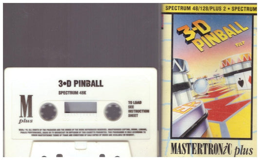 3D Pinball for ZX Spectrum from Mastertronic Plus