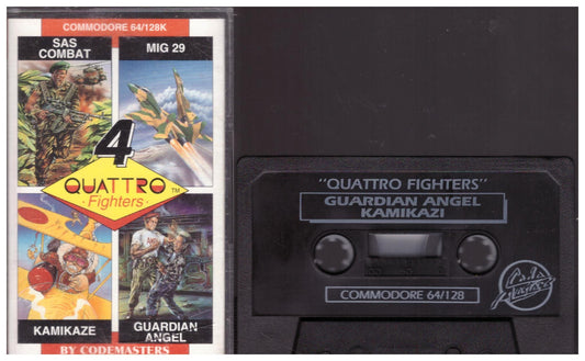 4 Quattro Fighters for Commodore 64 from Codemasters (1592)