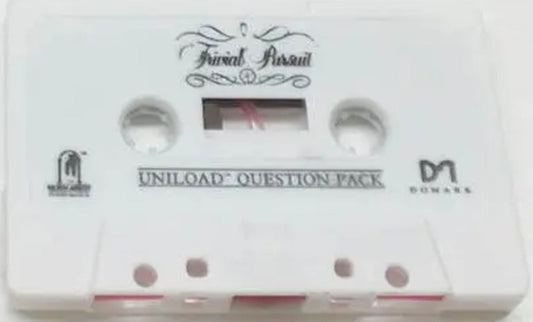 Trivial Pursuit for Commodore 64, Uniload Question Pack, Domark C64 game, retro trivia game, vintage Commodore 64 game