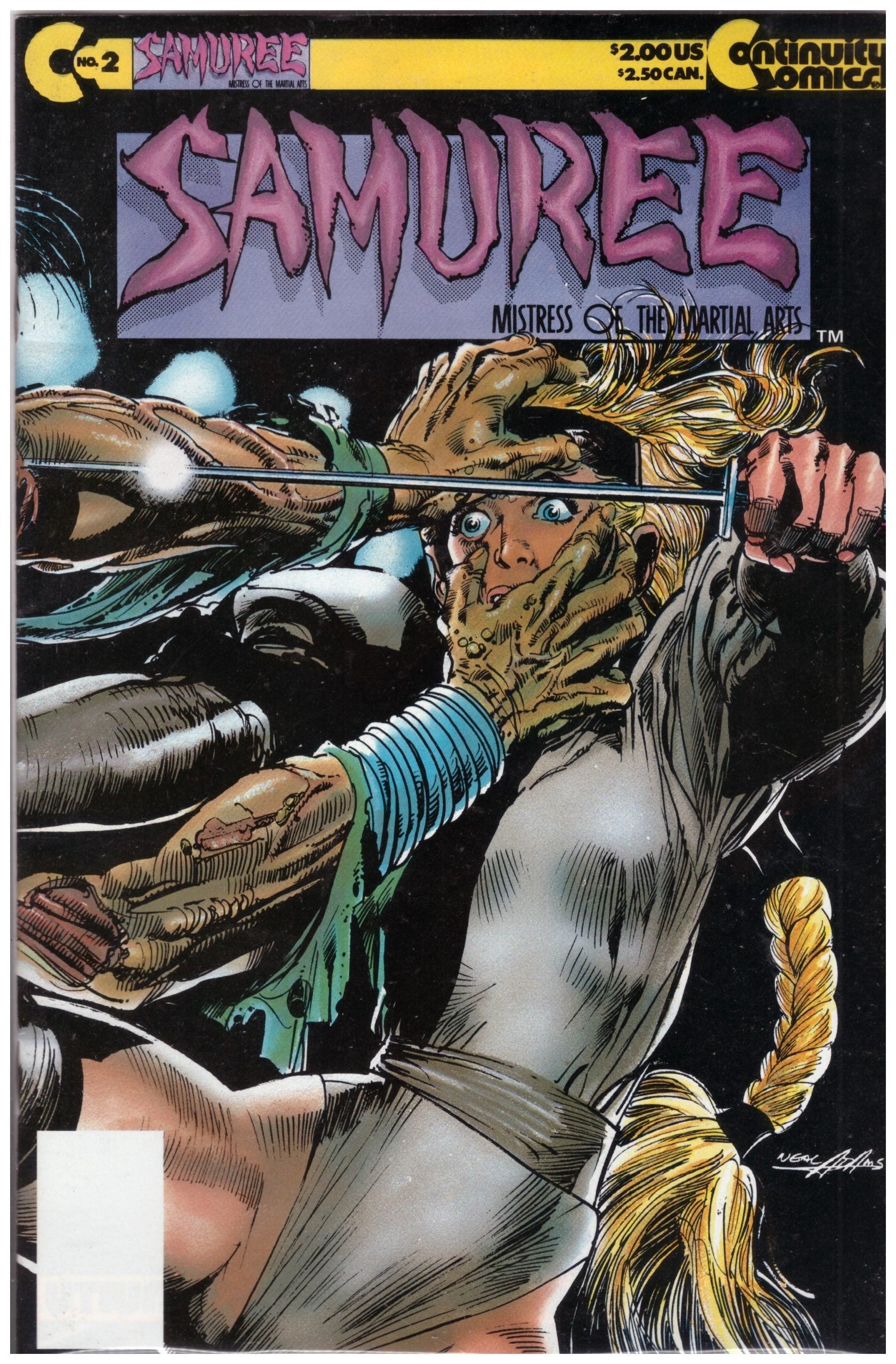 Samuree Mistress of the Martial Arts #2, Continuity Comics 1987
