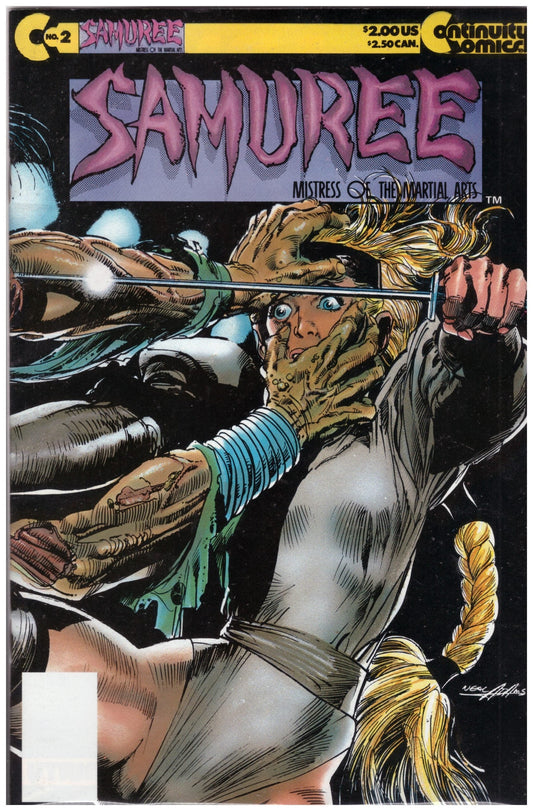 Samuree Mistress of the Martial Arts #2, Continuity Comics 1987