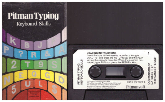 Commodore 64 Pitman Typing retro educational software