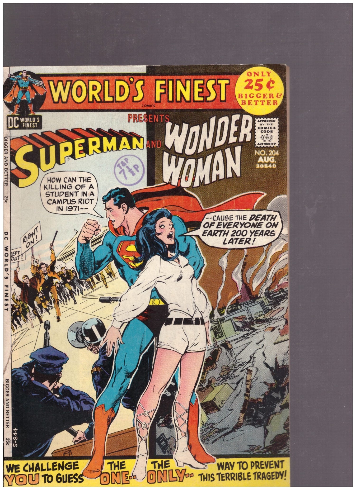 World’s Finest No. 204 (1971) vintage comic