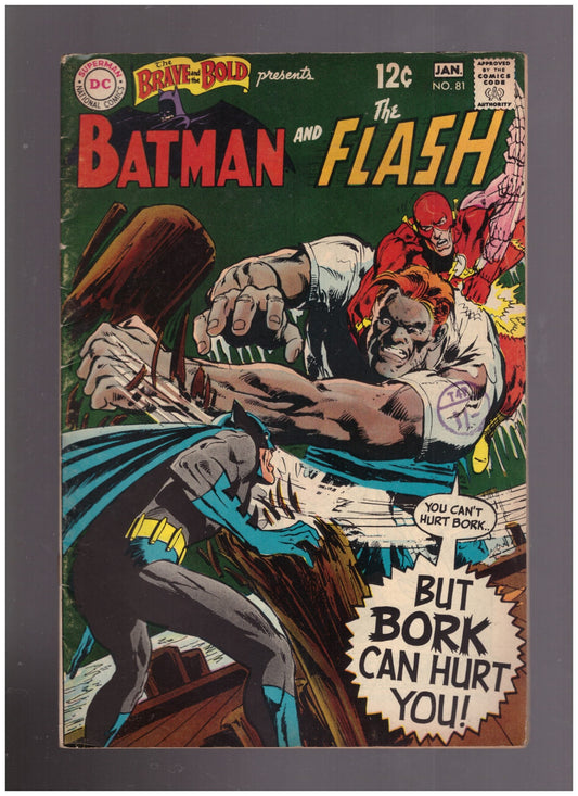 The Brave And The Bold No 81 Jan 1969 from DC Comics