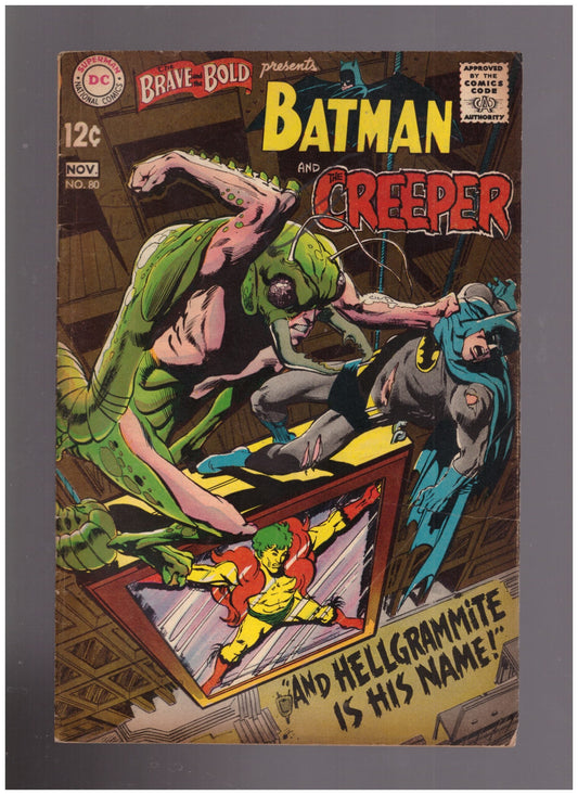 The Brave And The Bold No 80 Nov 1968 from DC Comics