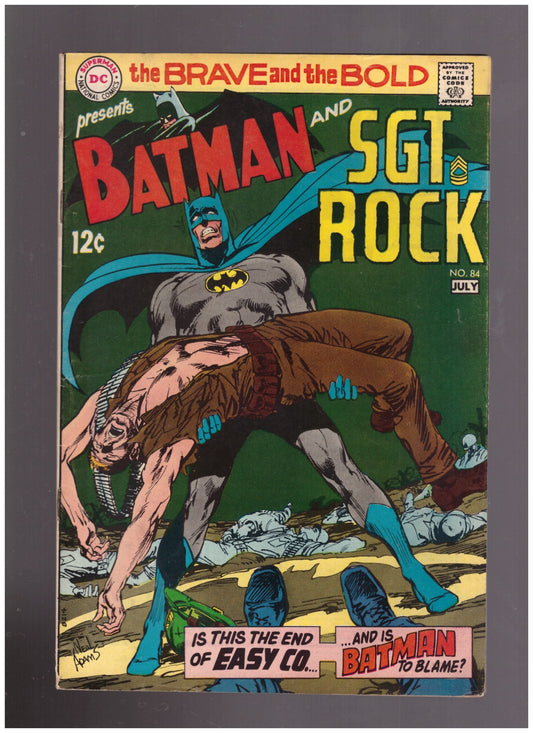The Brave And The Bold No 84 Jul 1969 from DC Comics